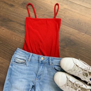 Brandy Melville bodysuit (red)
